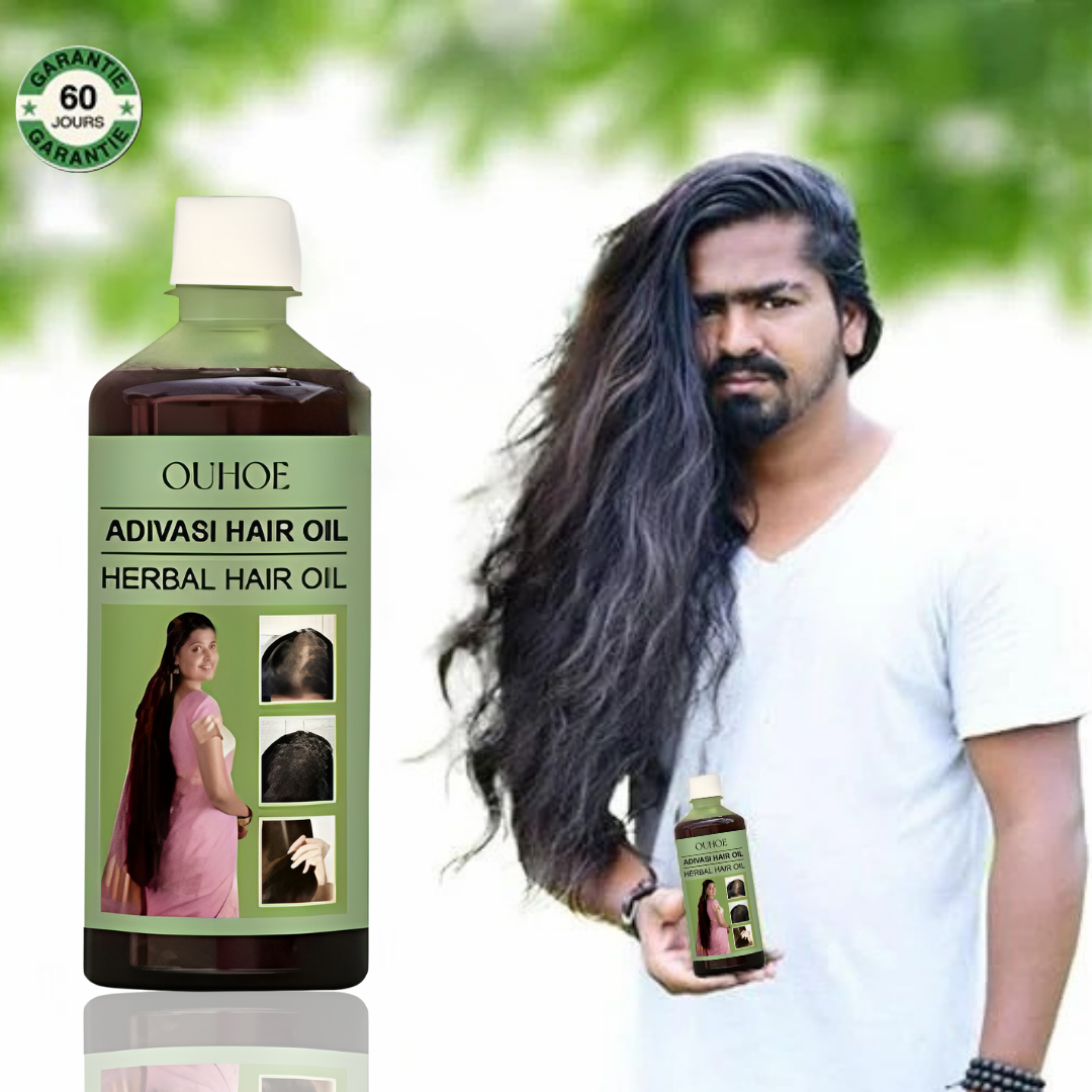 ADIVASI™ - Traitement Capillaire Ayurvédique d'Inde – Croissance et Épaisseur, 100% Naturel & Bio